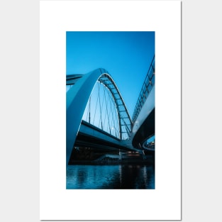 Blue Hour Bridge Edmonton,Alberta Posters and Art